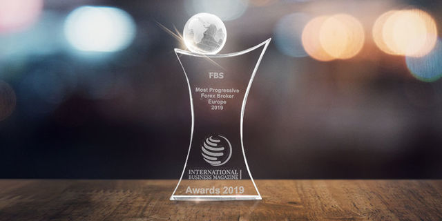 FBS wins the Most Progressive Forex Broker Europe 2019 Award